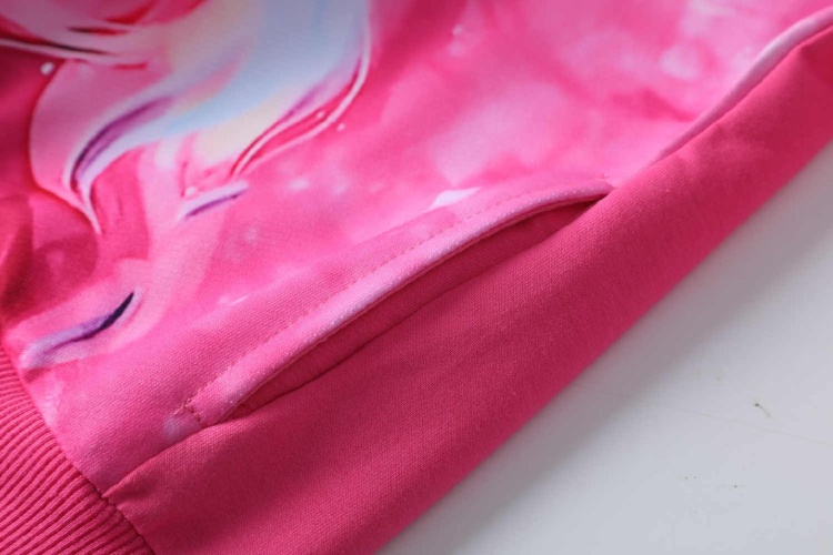 Dívčí funkční mikina Kugo SM3591 meruňková